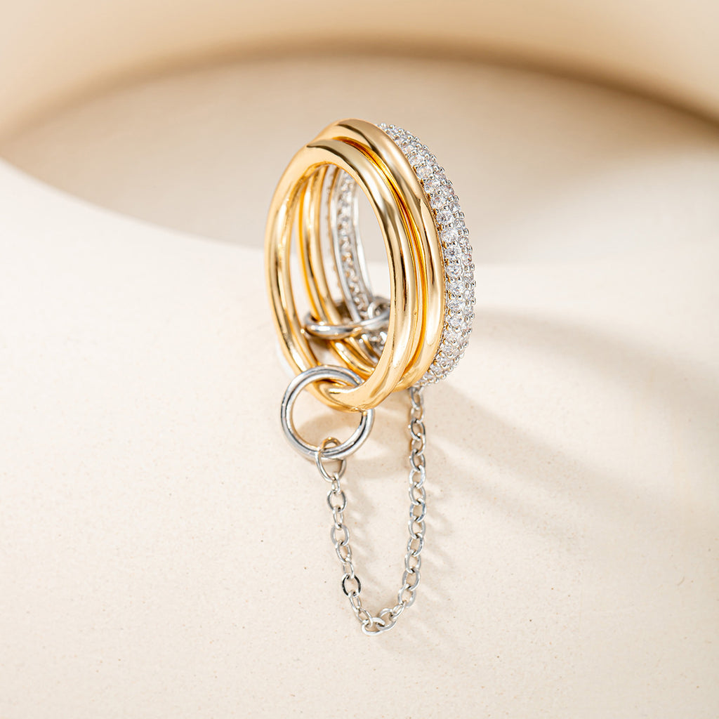 Damen modisches Ring-Set Shop Nory