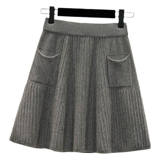 Damen Plissierter Rock mit praktischen Taschen Shop Nory