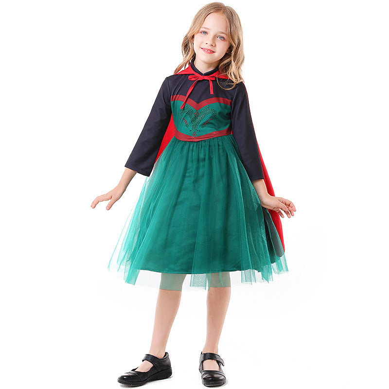 Mädchen Kostüm als zauberhafte Prinzessin mit Tüllrock und Umhang Shop Nory