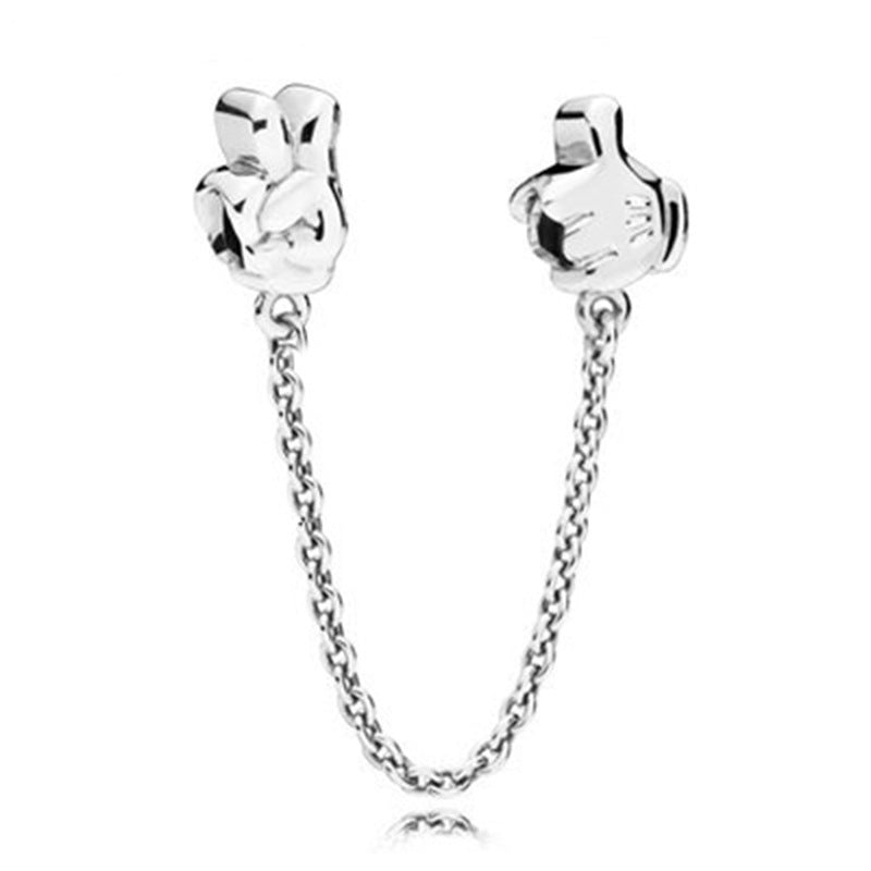 Facettierter Kristall-Charme Perlenanhänger Für Charm-Armband mit Zirkonia-Einfassung
