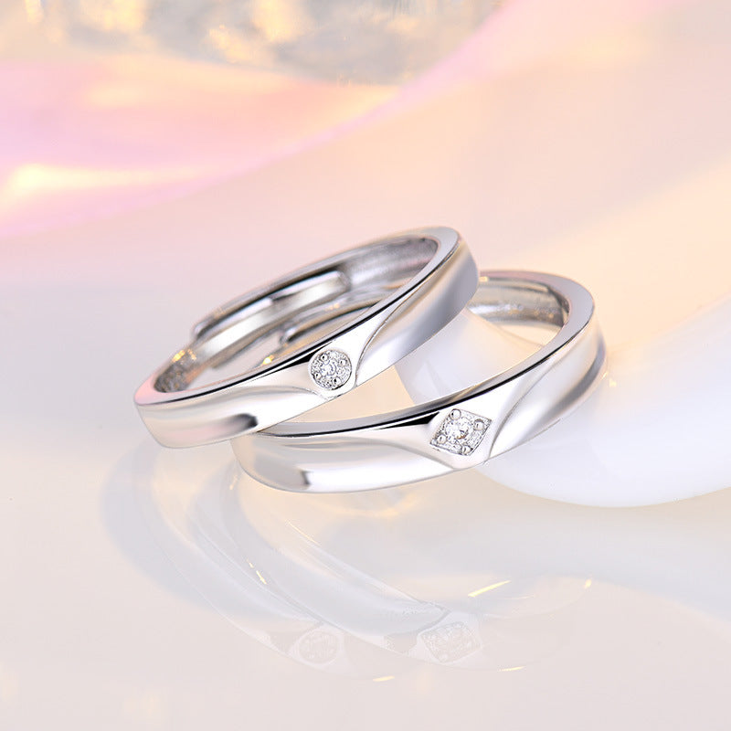 Damenring mit elegantem Design und funkelndem Zirkonia-Besatz Shop Nory