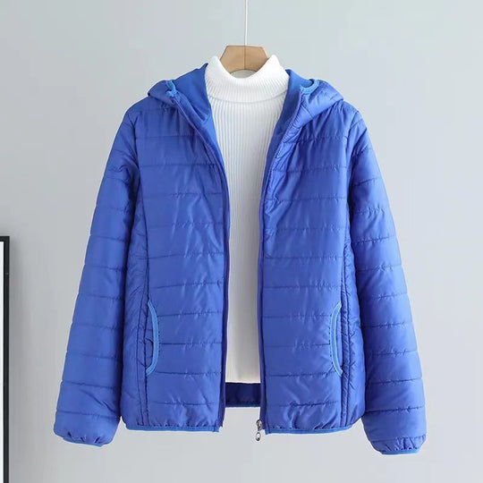 Damen leichte gesteppte Kapuzenjacke mit Thermoisolierung Shop Nory