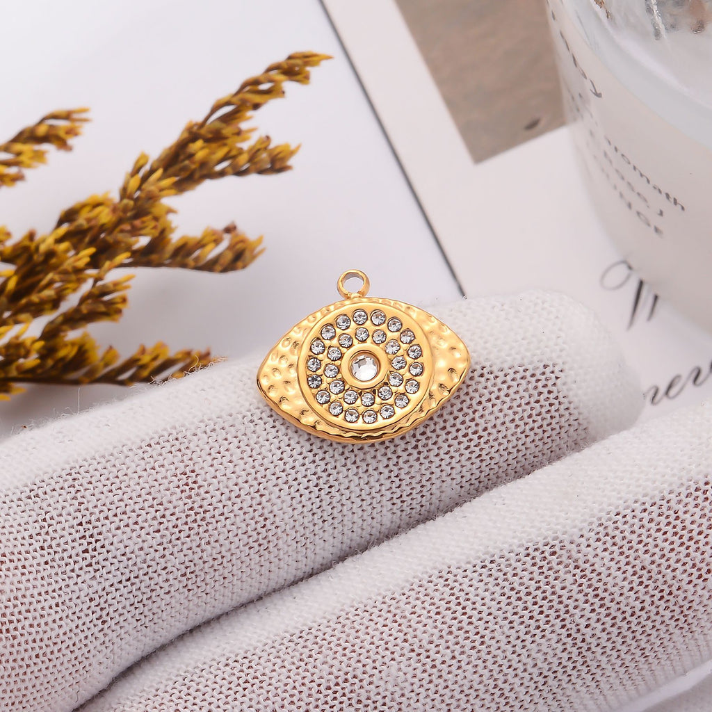 Damen Anhänger mit Augenmotiv und funkelnden Zirkonia Shop Nory