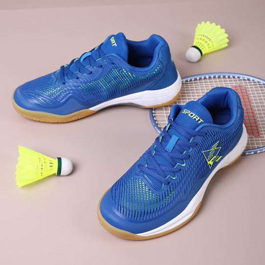 Damen Sportliche Badmintonschuhe mit rutschfester Sohle und atmungsaktiven Mesh-Einsätzen