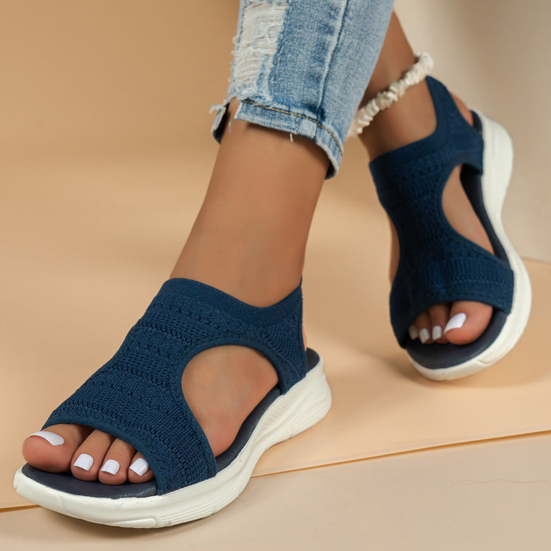 Weiche orthopädische Sommersandalen für Damen