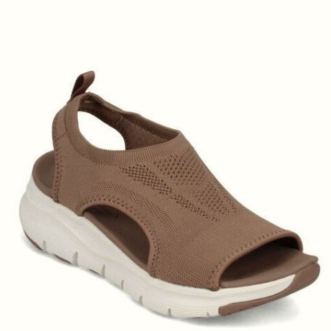 Damen Sportive Strick-Slingback Sandalen mit Chunky-Sohle Shop Nory