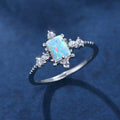 Damen Ring mit funkelndem Opal und Zirkonia Shop Nory