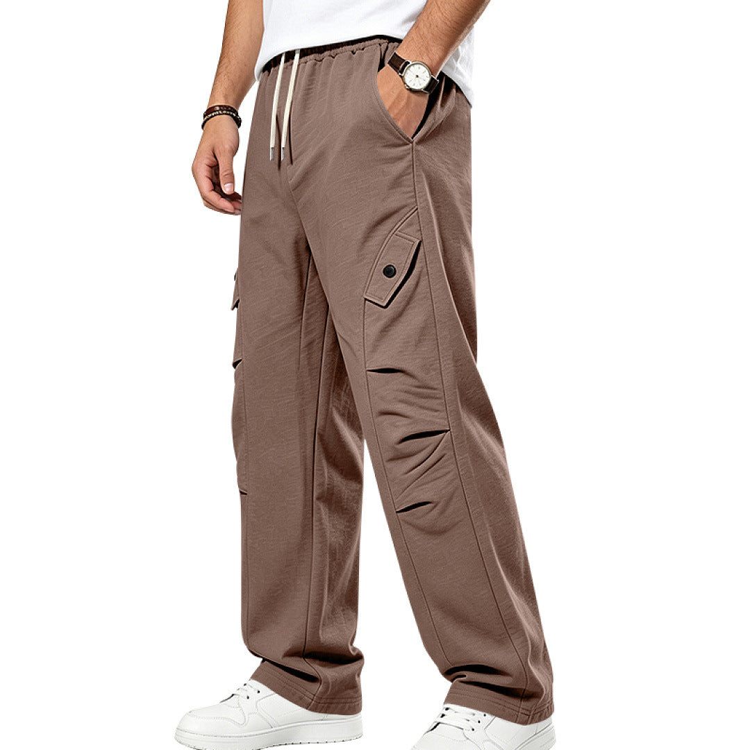 Herren Lässige Cargo-Jogginghose mit Kordelzug und Cut-Out-Details Shop Nory