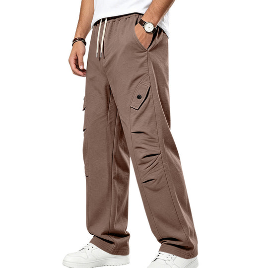 Herren Lässige Cargo-Jogginghose mit Kordelzug und Cut-Out-Details Shop Nory