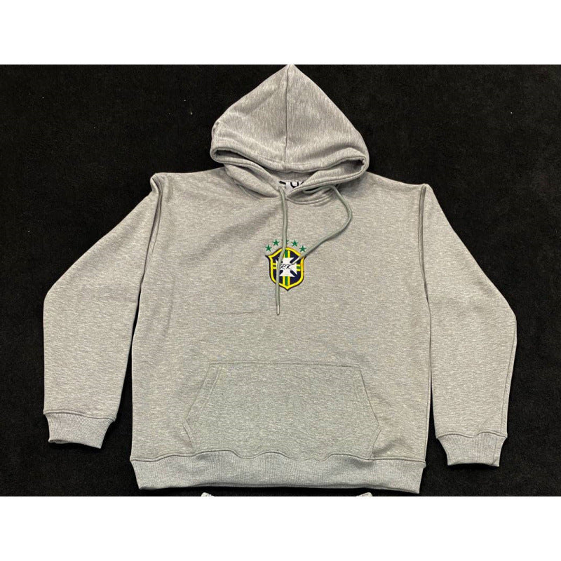 Damen weite Jogginghose mit elastischem Bund, Tunnelzug und gesticktem Emblem Shop Nory