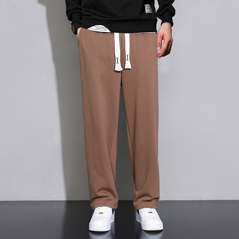 Herren Relaxed-Fit Jogginghose aus French-Terry mit weitem Bein und Tunnelzug Shop Nory