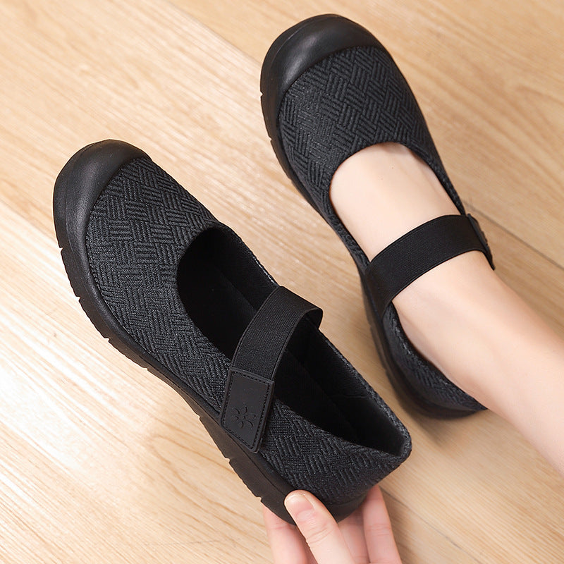 Damen Bequeme Hausschuhe mit verstellbarem Riemen