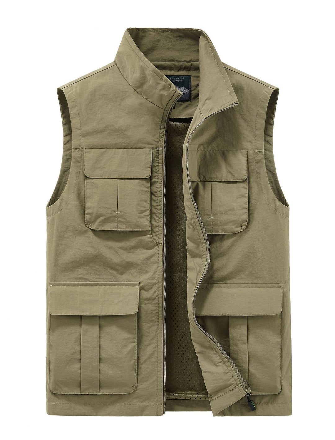 Herren Multifunktionale Utility-Weste mit Mehrfachtaschen und Mesh-Innenfutter Shop Nory