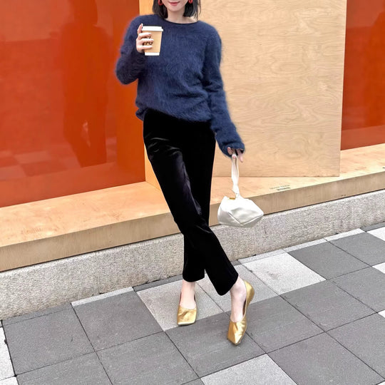 Damen Eleganter Pullover aus hochwertigem Mohair Shop Nory