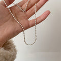 Damen elegante Halskette mit filigranem Design aus hochwertigem Silber Shop Nory