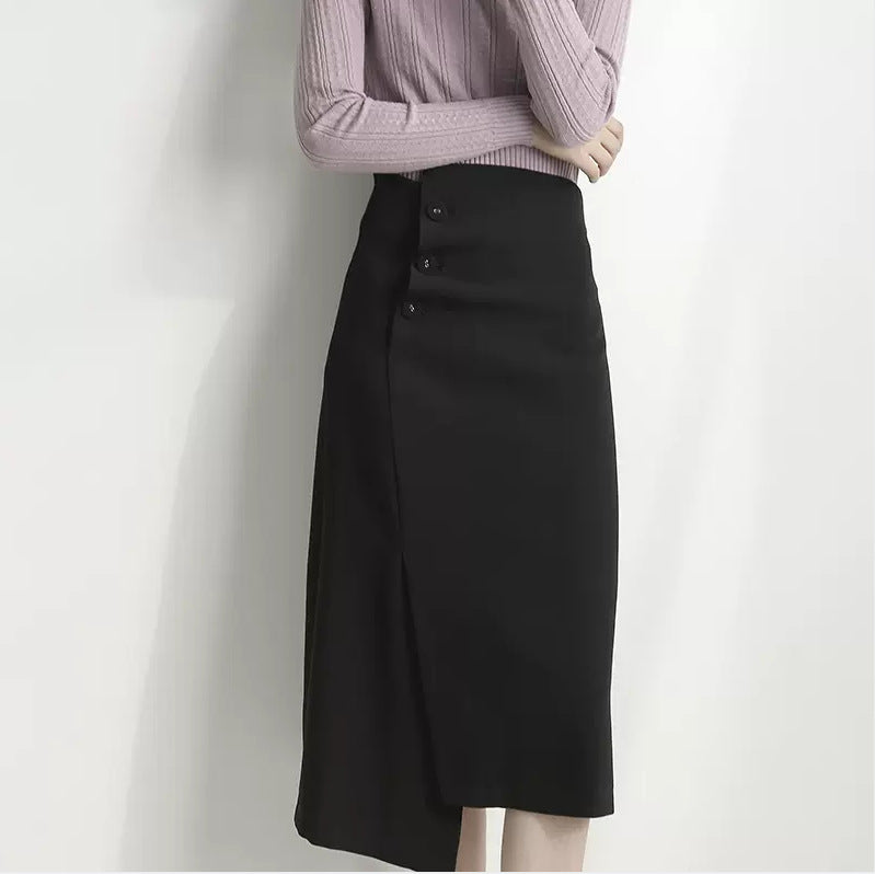 Damen Elegante Bleistiftrock mit asymmetrischem Schnitt Shop Nory