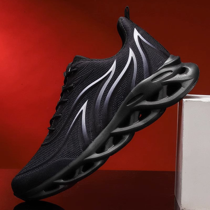 Herren futuristische Wellen-Sohlensneaker mit atmungsaktivem Strickoberteil Shop Nory