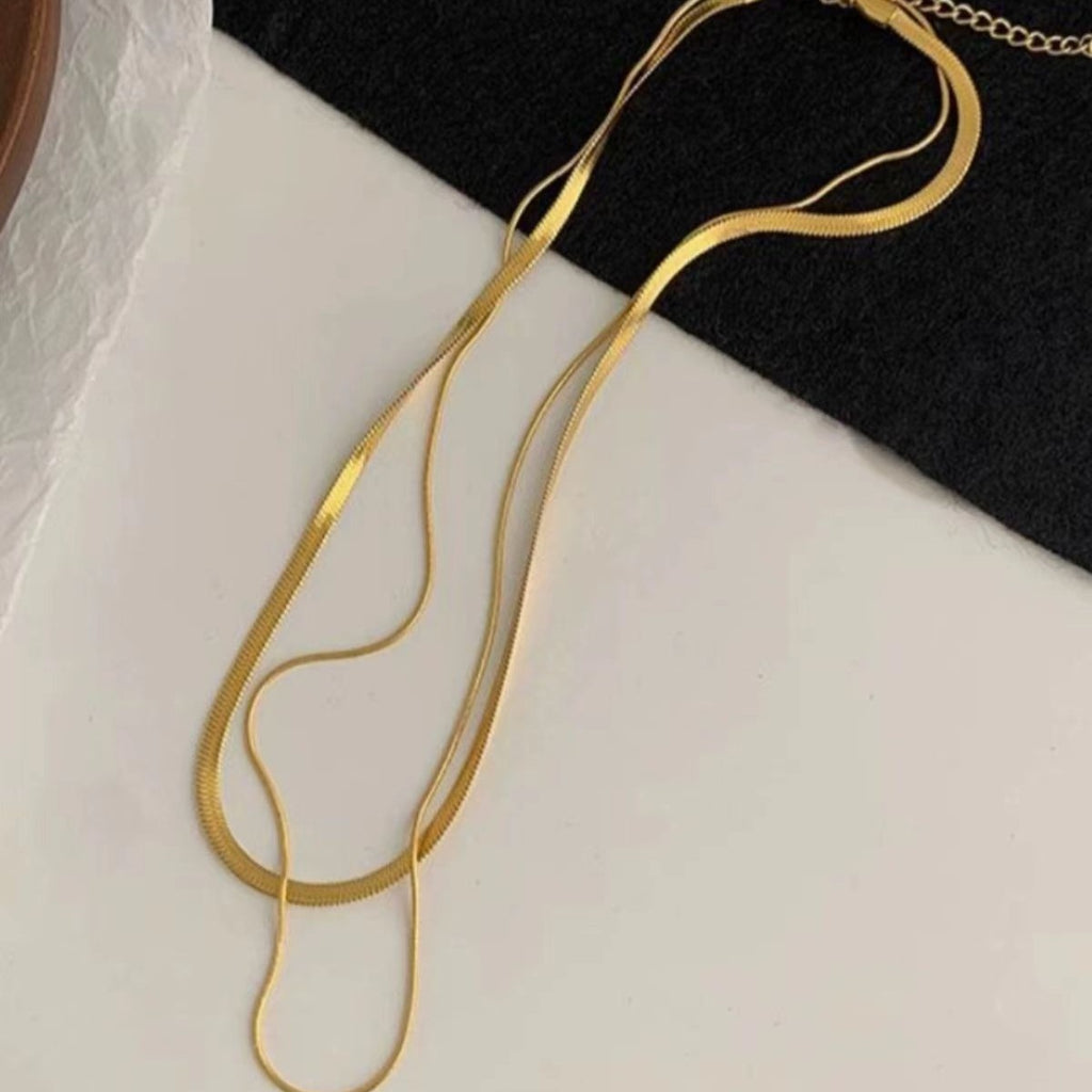 Damen Sleek Snake Chain Halskette Shop Nory