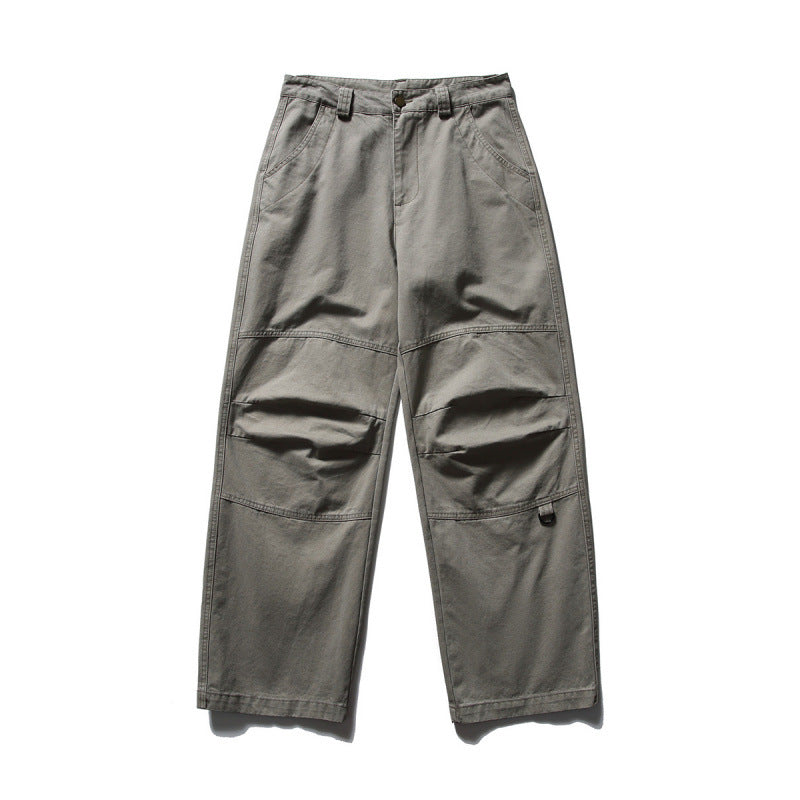 Herren Weite Utility-Cargo-Hose im Workwear-Look mit Knieabnähern und aufgesetzten Taschen Shop Nory