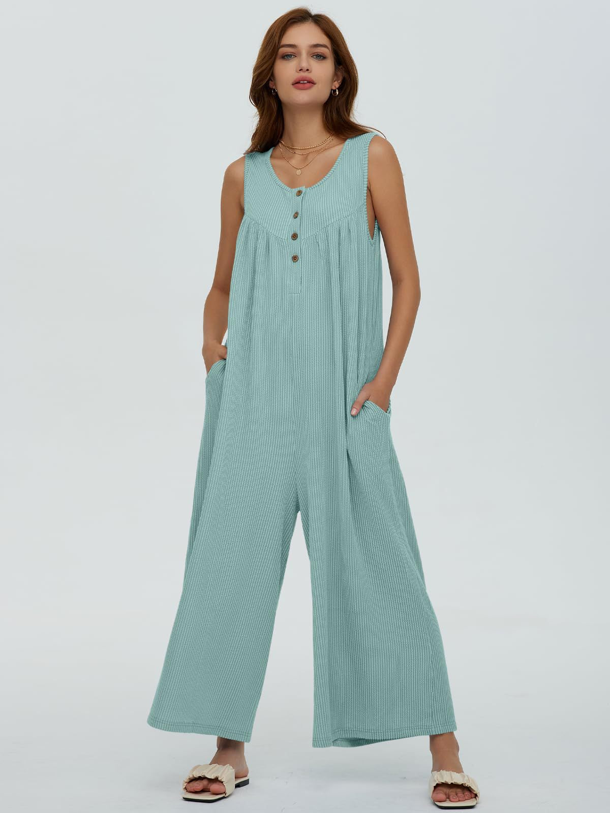 Damen lässiger Jumpsuit