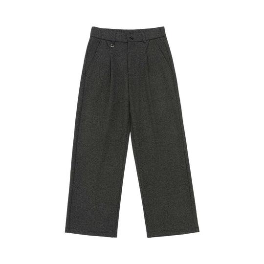 Damen Hochtaillierte Bundfalten-Jerseyhose mit weitem Bein Shop Nory