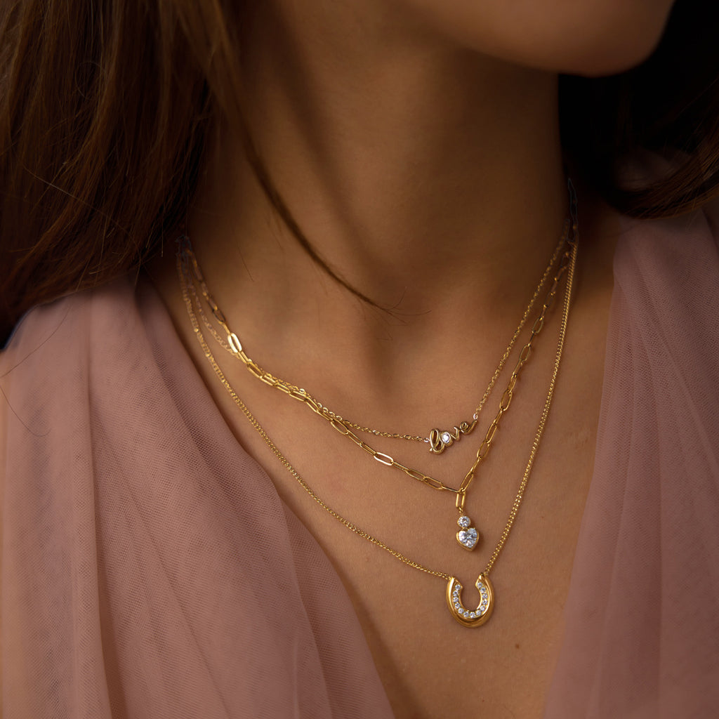 Damen Halsschmuck mit Zirkonstein Shop Nory