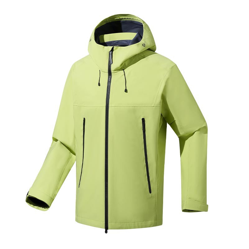 Herren wasser- und winddichte Softshell-Outdoorjacke mit verstellbarer Kapuze Shop Nory