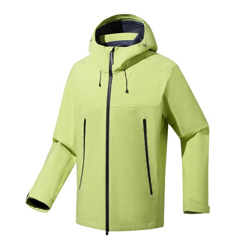 Herren wasser- und winddichte Softshell-Outdoorjacke mit verstellbarer Kapuze Shop Nory