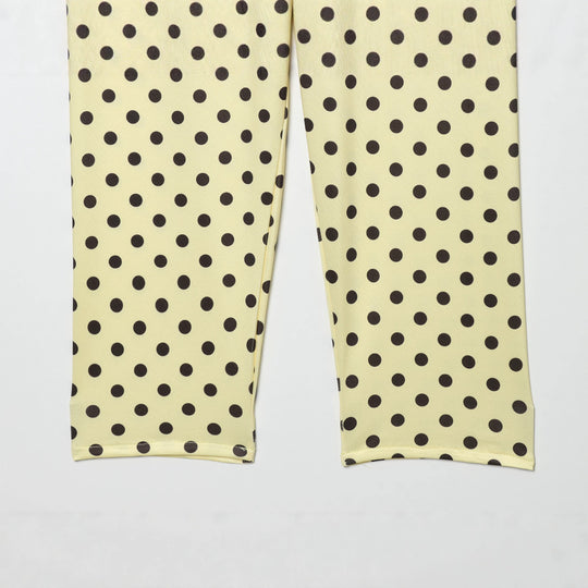 Damen Hochtaillierte Gepunktete Leggings aus Stretchjersey Shop Nory
