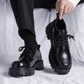 Herren modische Schnürschuhe mit robustem Profil und rutschfester Sohle