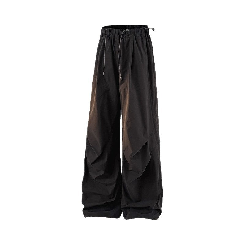 Damen weite technische Cargohose mit Kordelzugbund Shop Nory