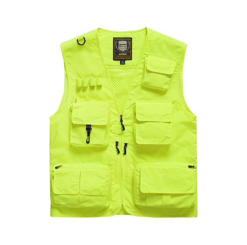 Herren Multifunktionale Utility-Weste mit zahlreichen Taschen und Mesh-Rücken Shop Nory