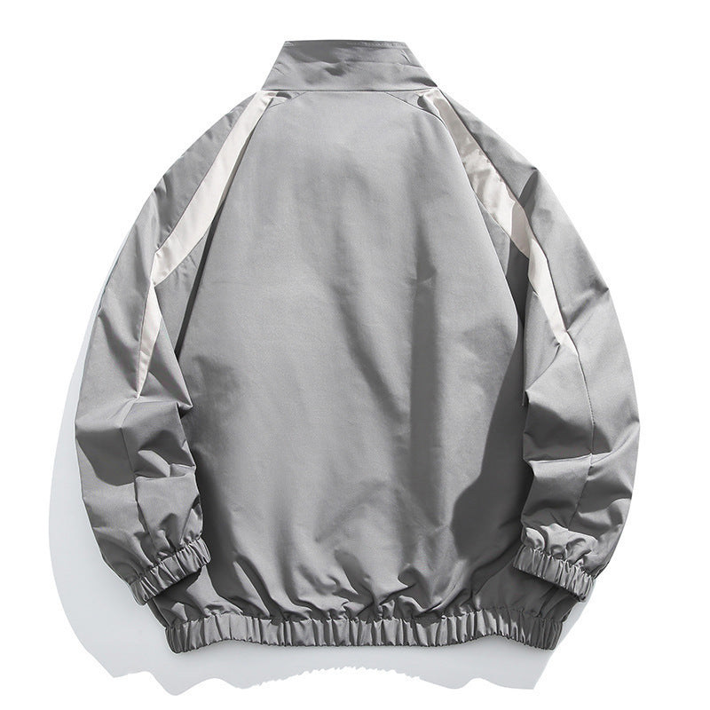Herren Sportliche Übergangsjacke mit hohem Kragen und elastischer Taille Shop Nory