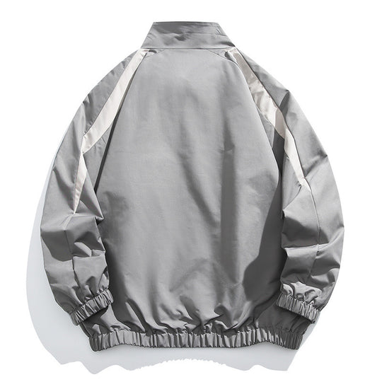 Herren Sportliche Übergangsjacke mit hohem Kragen und elastischer Taille Shop Nory