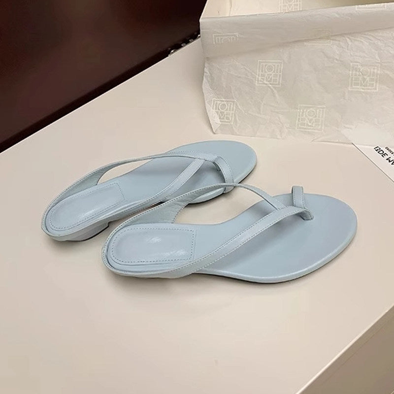 Damen Zehentrenner-Sandalen mit elegantem Riemendesign und leichtem Fußbett
