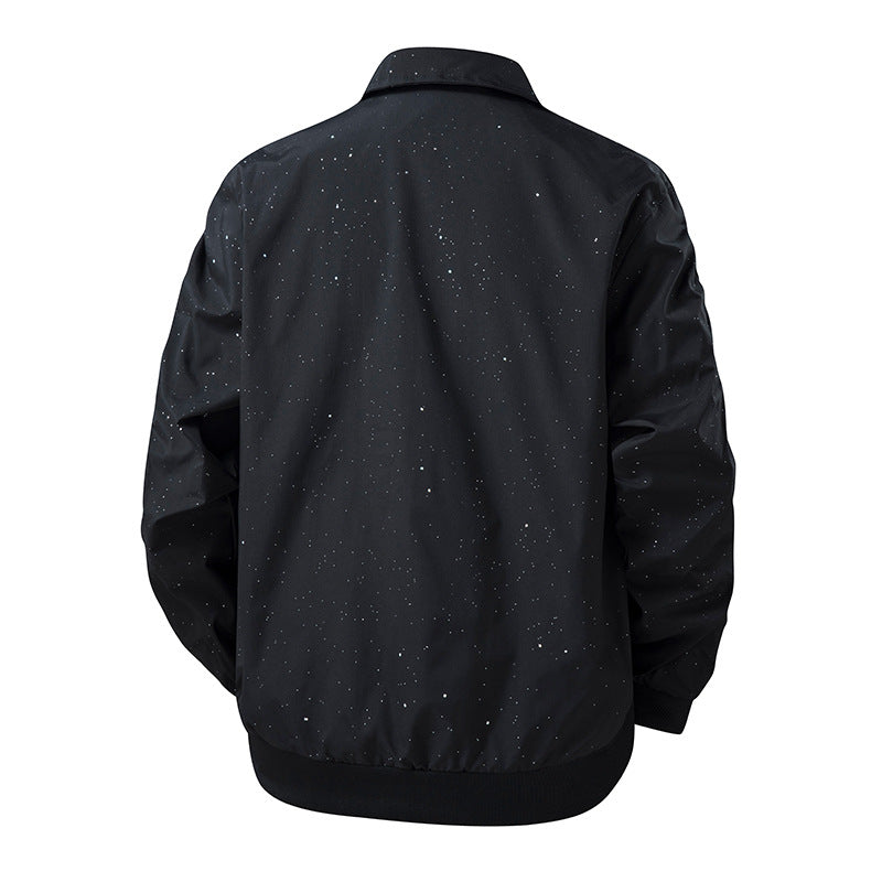 Herren Modische Übergangsjacke mit innovativem Stehkragen und nahtlosen Seitentaschen Shop Nory