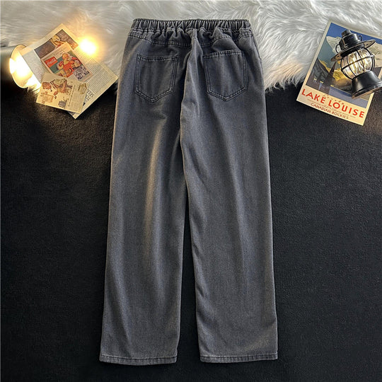 Damen Bequeme Denim-Hose mit elastischem Bund Shop Nory