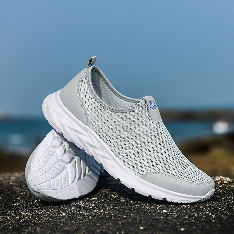 Unisex Atmungsaktive Schlupfsneaker aus Mesh mit rutschfester Leichtsohle Shopy Nory