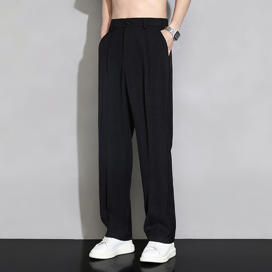 Herren Elegante und bequeme Bundfalten-Hose