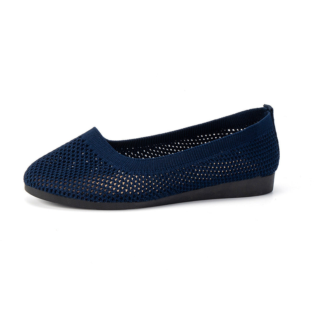 Damen bequeme Slipper aus atmungsaktivem Netzmaterial mit rutschfester Sohle