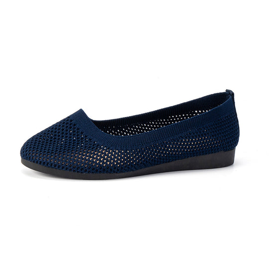 Damen bequeme Slipper aus atmungsaktivem Netzmaterial mit rutschfester Sohle