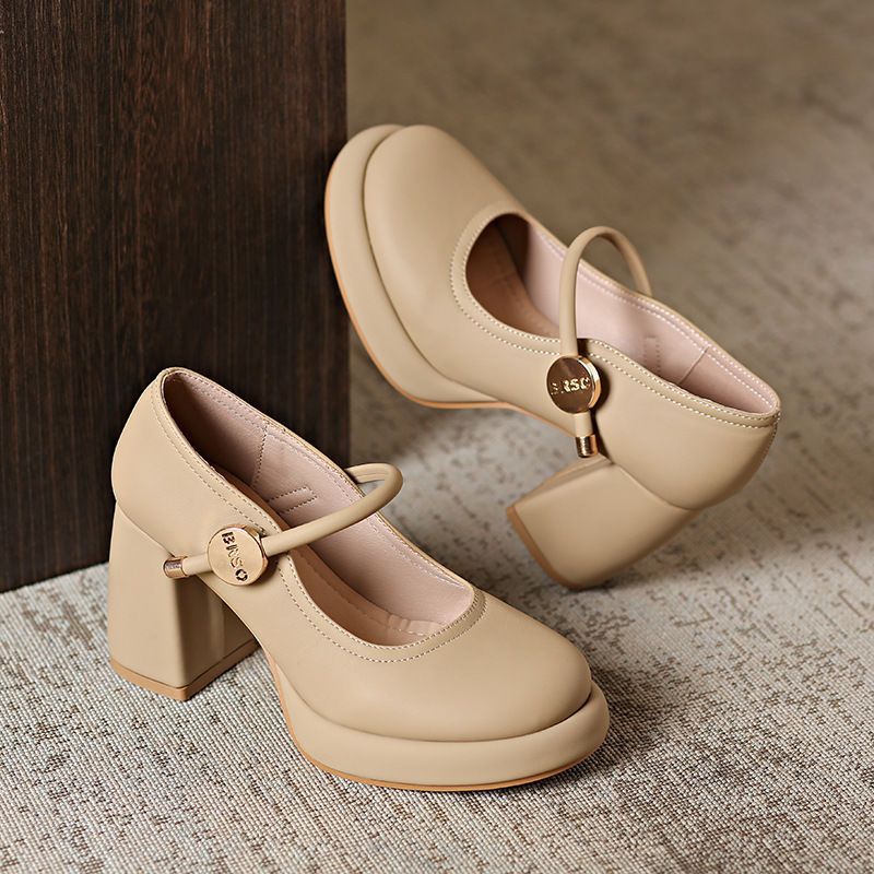 Damen Mary Jane Schuhe mit komfortablem Blockabsatz