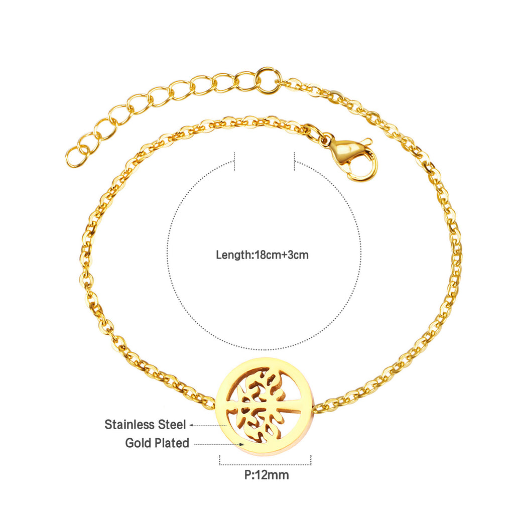 Damen Armband mit unendlichem Symbol aus antiallergischem Edelstahl Shop Nory