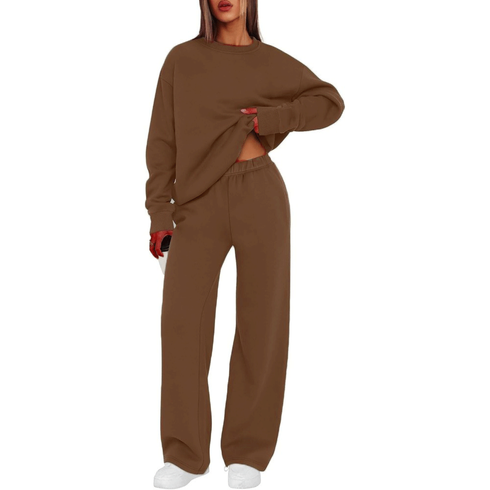 Damen nan lässiges Sweatshirt und weite Jogginghose Set Shop Nory