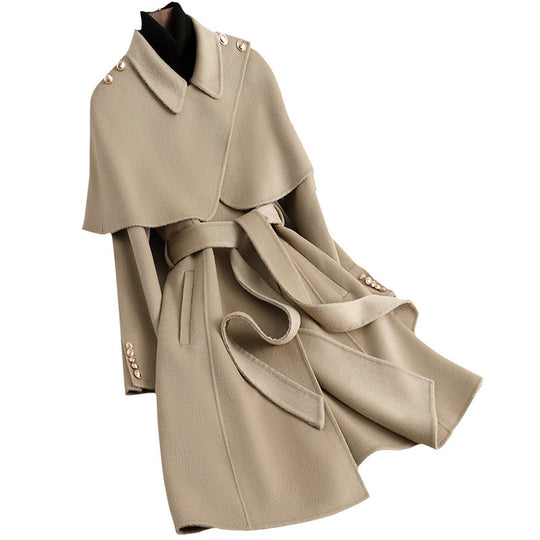 Damen Stylischer Cape-Mantel Shop Nory