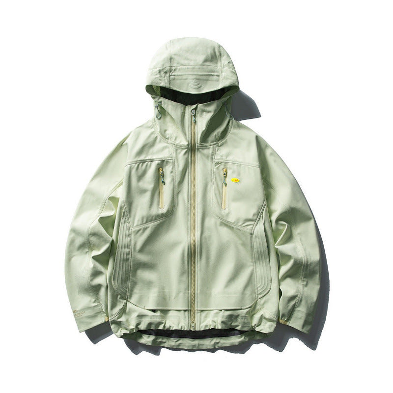 Unisex Technische Softshell-Fieldjacke mit verschweißten Nähten, vier Reißverschlusstaschen und verlängerter Rückenpartie Shop Nory