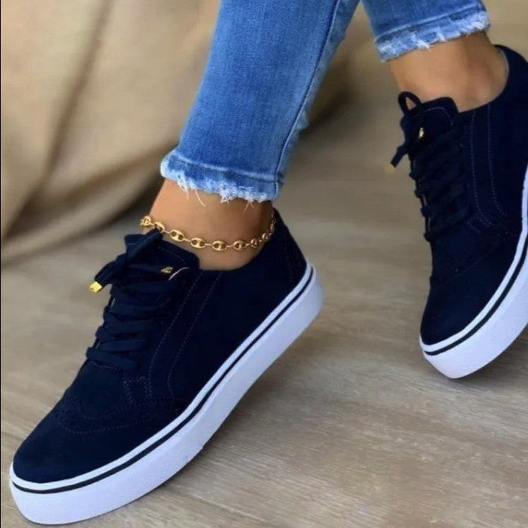 Damen Sneaker mit modischem Textilobermaterial und dämpfender Sohle