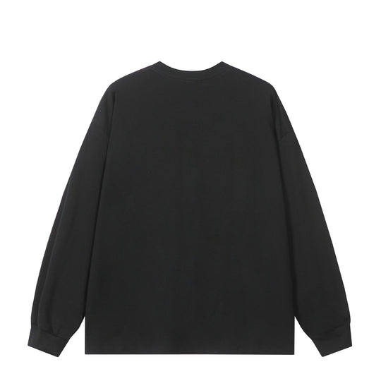 Unisex Oversize-Sweatshirt mit Raglan-Kontrasteinsätzen und großflächigem Frontprint Shop Nory