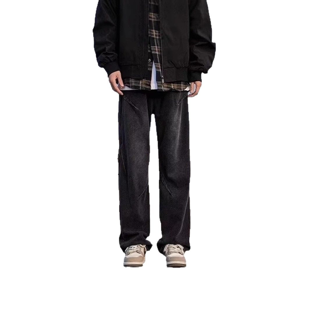 Herren Modische Weitgelegte Jeans Shop Nory