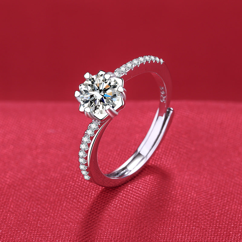 Damen Verlobungsring mit kunstvollem Zirkonia-Setting Shop Nory